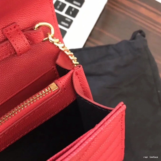 Repzbay REP MATELASSÉ WALLET CHAIN YSL CASSANDRE 0809